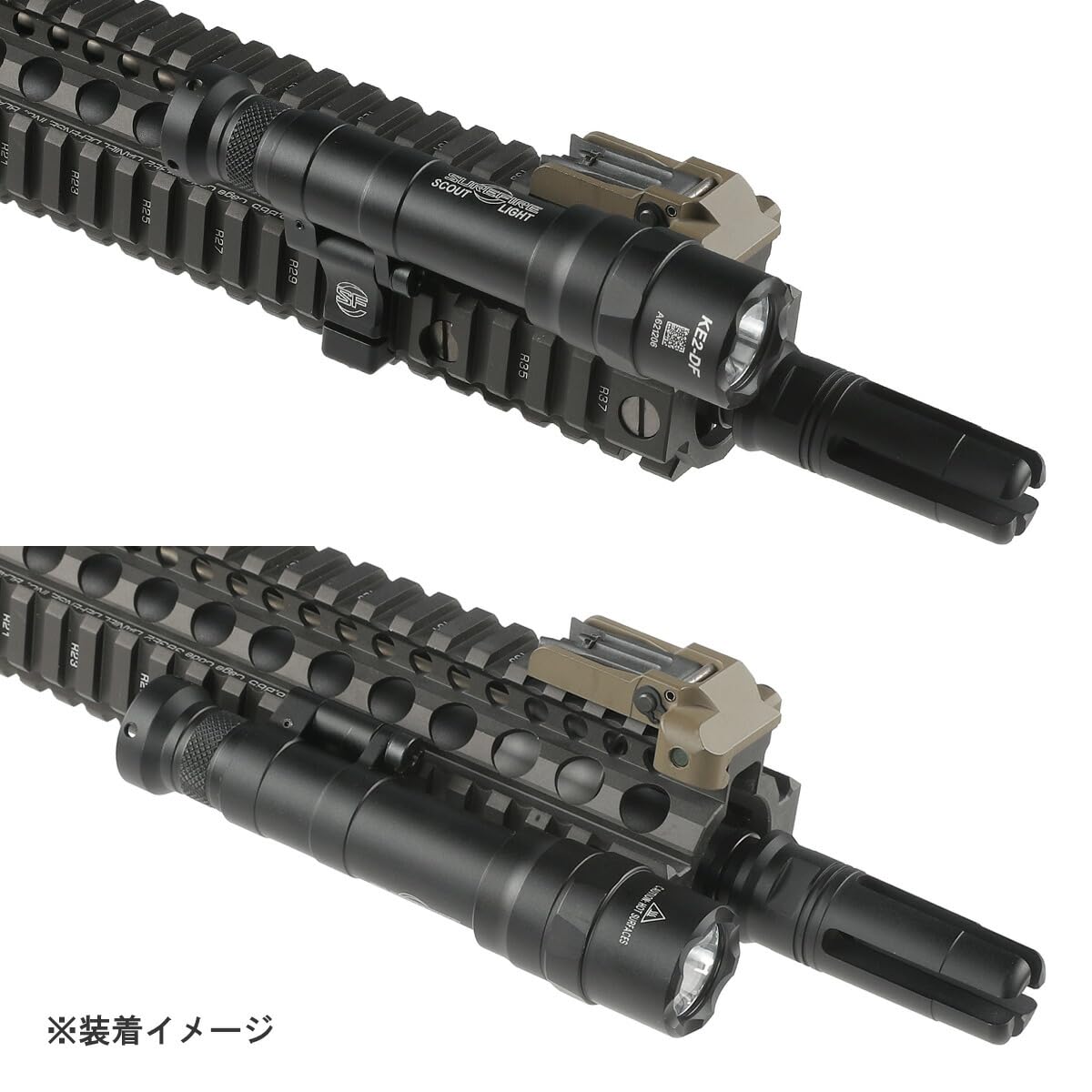SOTAC GEAR SureFireタイプ M622Vスカウトライト DE Amazon.co.jp: SOTAC GEAR SFタイプ M622V ウェポンライト Black